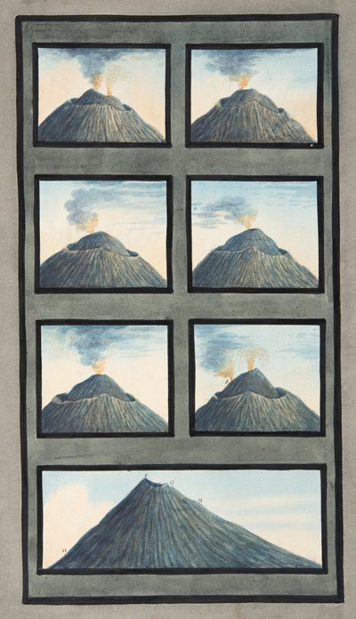 Uitbarsting van de Vesuvius van 8 juli tot 29 oktober, 1767, uit 
